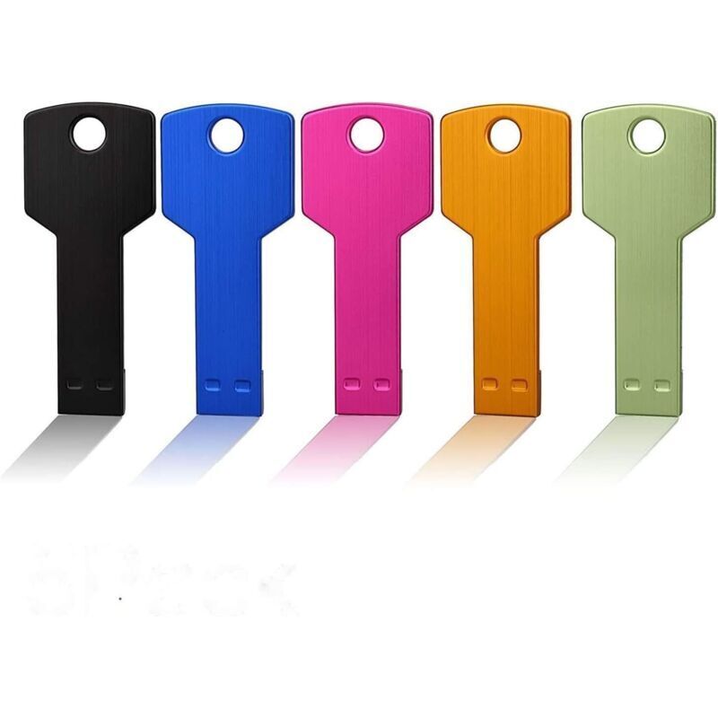 5er-pack Wasserdichte 32-gb-usb-2.0-sticks Aus Metall – Verschiedene Farben (schwarz, Rosa, Grün, Gold, Blau) Für Pc Und Laptop