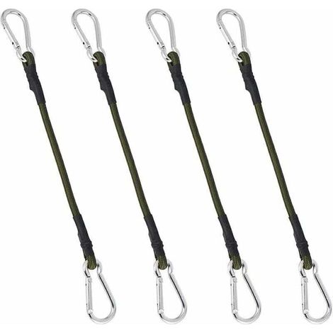 Robuste 30 Cm Gummiseile Für Camping, Reisen, Gepäck Und Outdoor-aktivitäten – 4er-pack