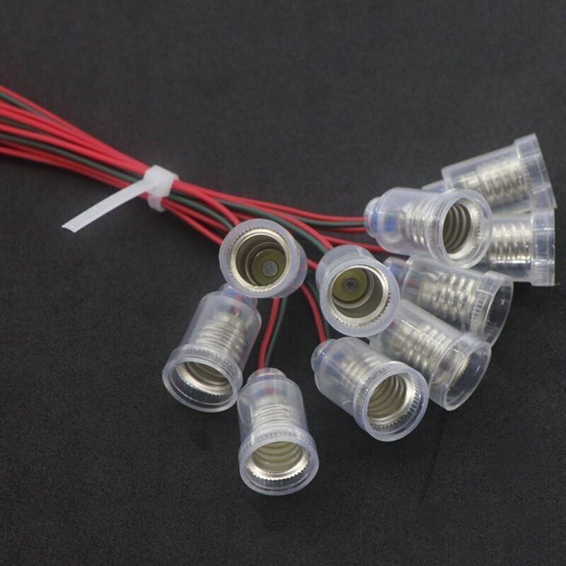 10 Stück E10-schraubfassungen Für Led-lampen Mit Drahtanschluss – Für Elektrische Schaltungen, Heimwerkerprojekte Und Tests