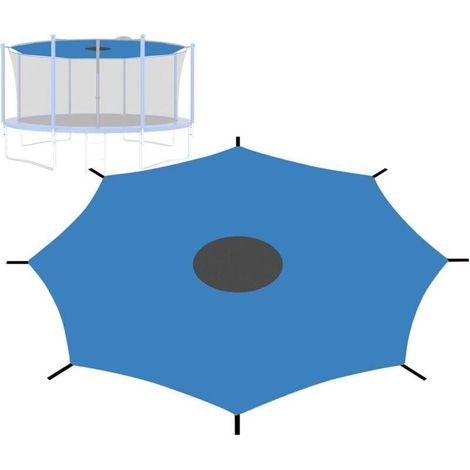 Sonnenschutz Für 3,65 M (12 Fuß) Großes Outdoor-trampolin – Uv-schutzdach, Sicherheitszubehör Für Den Außenbereich