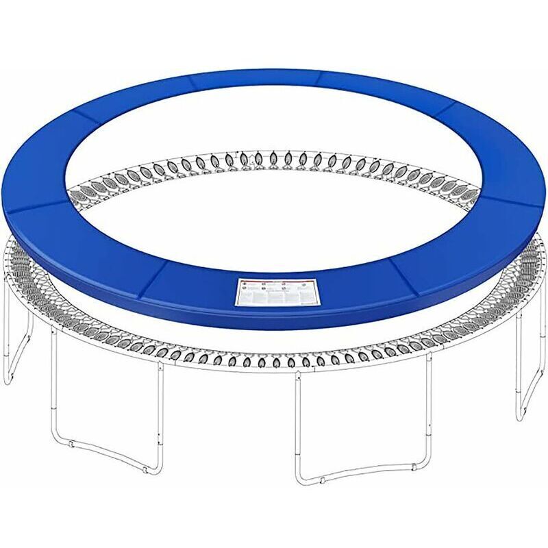 Ersatzteile Für Runde Trampoline – Uv-beständige Sicherheitsmatte, Farbenfrohe Federabdeckung Und Wasserdichter Schutz.