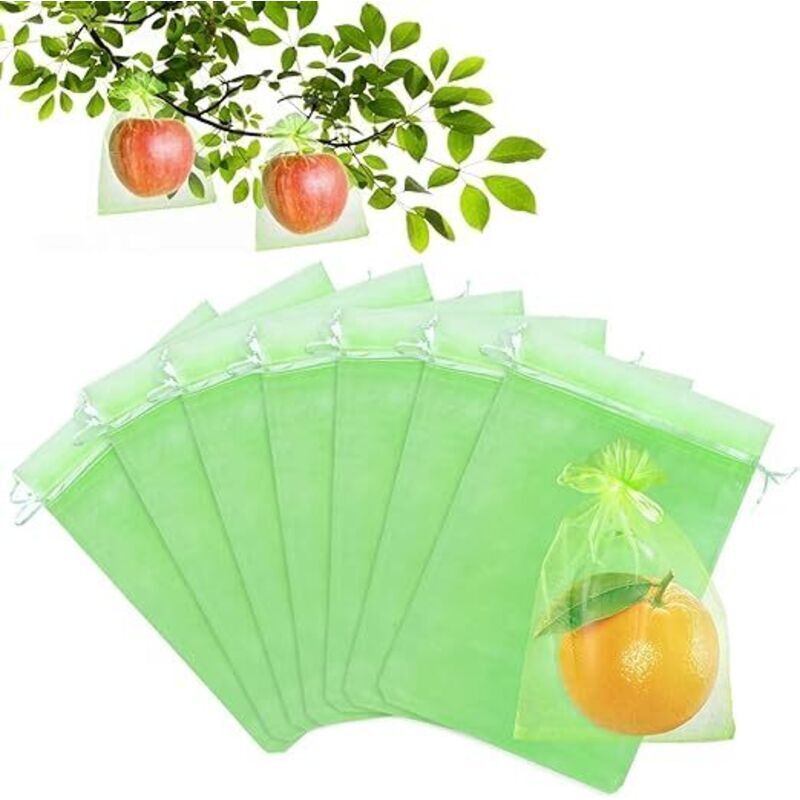 Fruchtschutzbeutel 17 X 23 Cm – 100 Stück, Feinmaschig, Für Weintrauben, Zum Schutz Vor Vögeln, Wespen Und Insekten