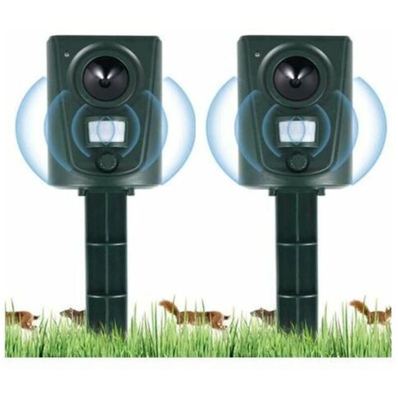 Ultraschall-abwehrgerät Für Katzen, Hunde Und Vögel – Wasserdicht, Mit Erdspieß – Ideal Für Gärten, Felder Und Baumschulen