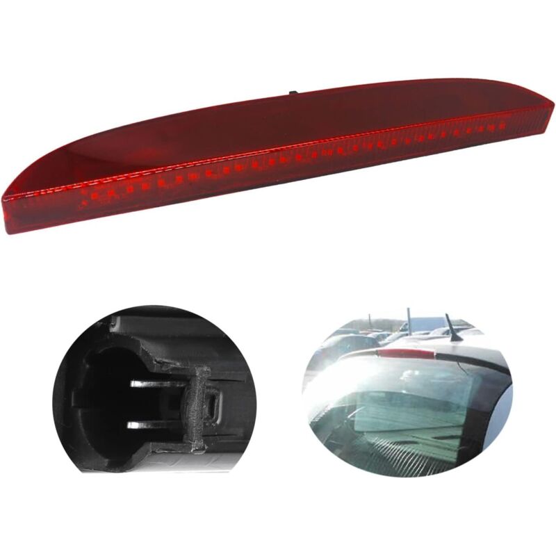 Dritte Obere Bremsleuchte Hinten Für Renault Clio Ii (1998–2006), Kompatibel Mit Dem Originalmodell, Rote Led-anzeige, Einfache Montage