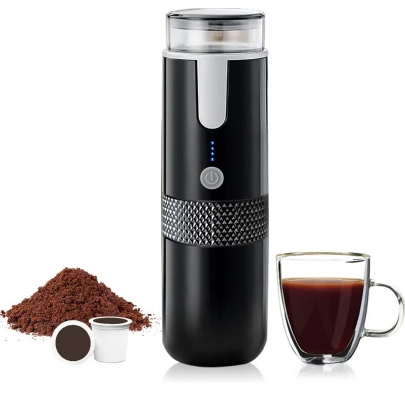 Tragbare Kaffeemaschine Für Kompatible Kaffeekapseln – Ideal Für Camping, Reisen Oder Büro – Praktisch Und Kompakt