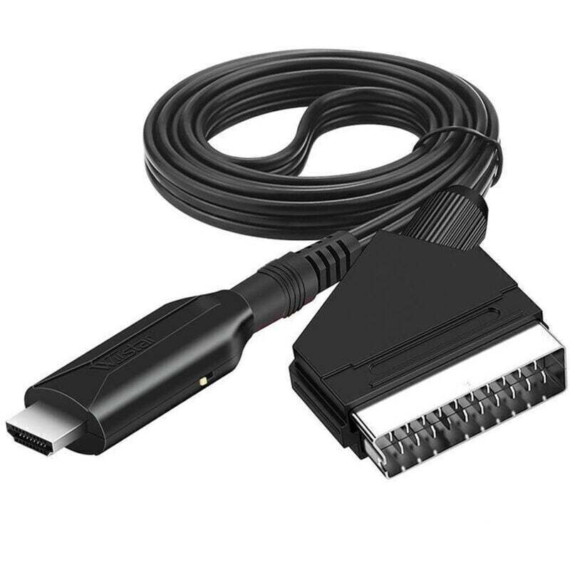 Hdmi-zu-scart-konverter Für Dvd-, Xbox 360-, Ps4- Und Blu-ray-player – All-in-one-hd-kompatibles Audio-/videokabel