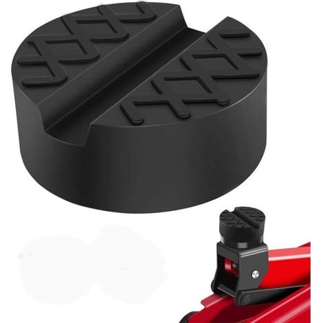 Gummipuffer Für Hydraulikheber – Stabile Und Sichere Hebevorrichtung Zum Schutz Des Fahrzeugunterbodens – Schwarz