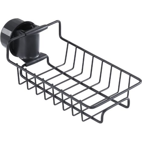 Seifenschale Aus Edelstahl (bohrfrei) Für Duschstangen (18–27 Mm) – 2 Schwarze Badezimmerablagen – Duschkorb