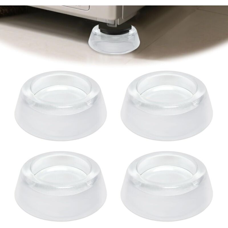 Set Mit 4 Antivibrations- Und Antirutsch-gummipads Für Waschmaschinen, Trockner, Möbel, Betten Und Sofas – Bodenschutz