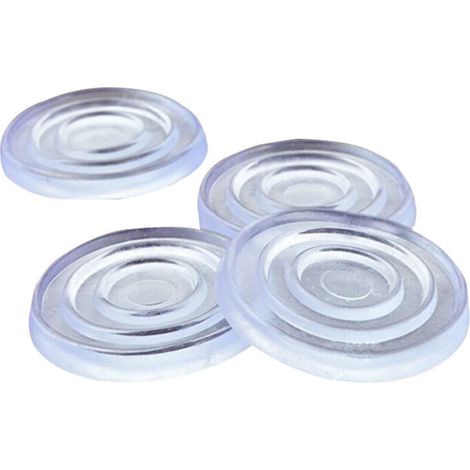 50 Runde, Transparente Anti-rutsch-gleiter Aus Gummi Und Kunststoff Für Glastischplatten – Geräuschloser Und Sicherer Schutz