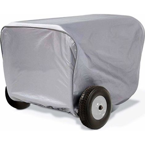 Wasserdichte Schutzhülle Für Inverter-generatoren Und Tragbare Outdoor-geräte – Silber – 63,5 X 60 X 51,5 Cm