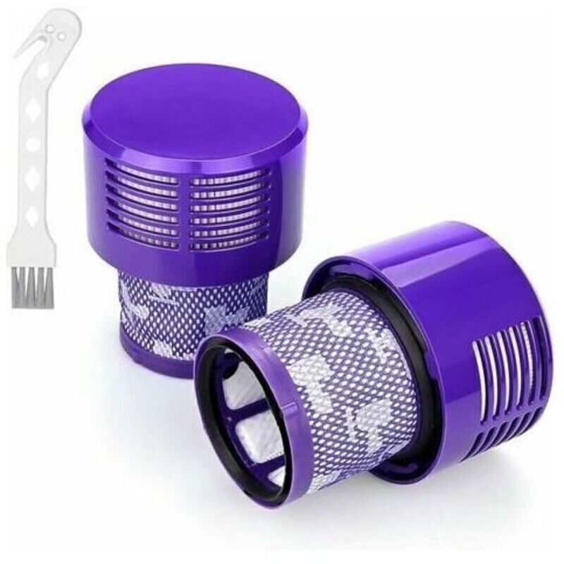 2er-pack Waschbare Filter Für Beutellose V10-staubsauger – Kompatibel Mit Sv12-modellen, Inklusive Reinigungsbürste Und -tuch
