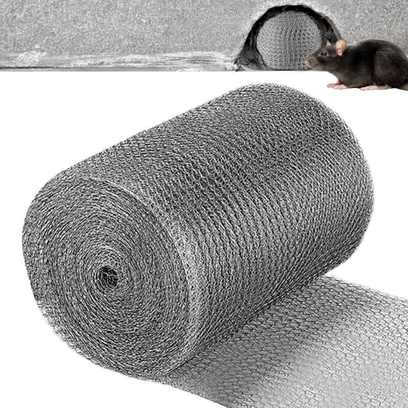 Nagersicheres Edelstahlgewebe, Feine Maschenweite 12,7 Mm, 6 M Rolle Zum Schutz Vor Mäusen Und Ratten