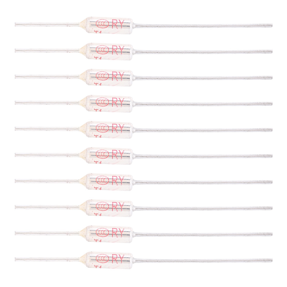 10pcs Metallschale Wärme Sicherung Cutoff 250 Vac 10a Temperatur Tf 72-250 ℃ 216 ℃