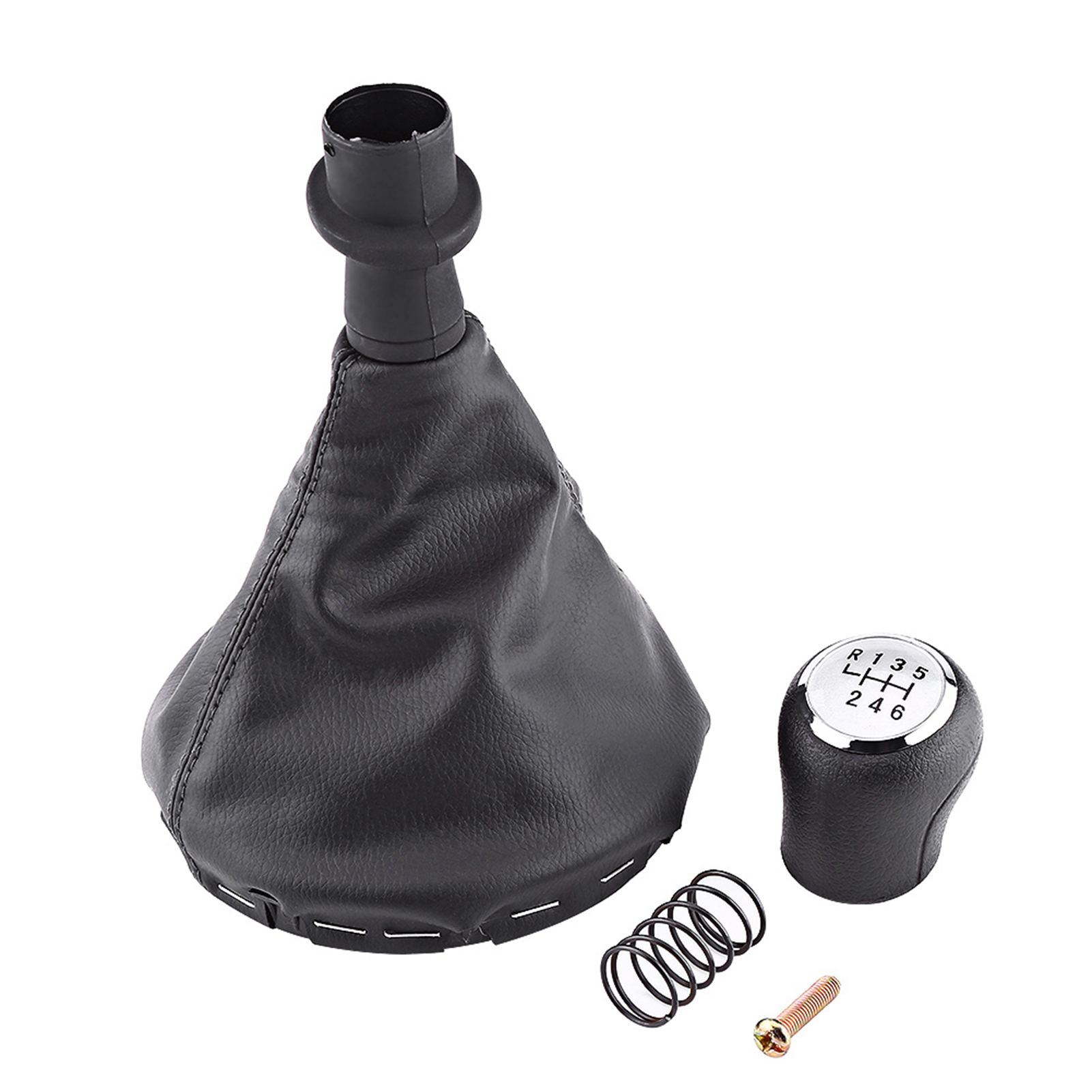 Schaltknauf-manschetten-set, Kunstleder, Glatte Auto-schaltmanschette, Perfekter Ersatz Für Transporter T5 T6 2003–2011 Upgrade
