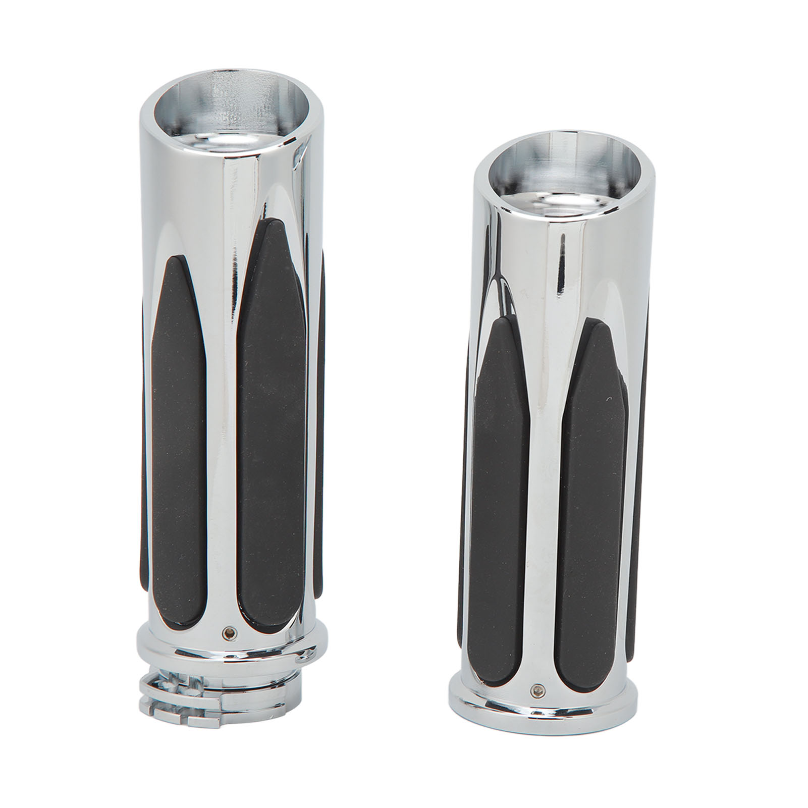 2 Stück 25 Mm Motorradgriffe Rutschfeste Griffverstellhand Für Touring 883 120 Custom Chrom