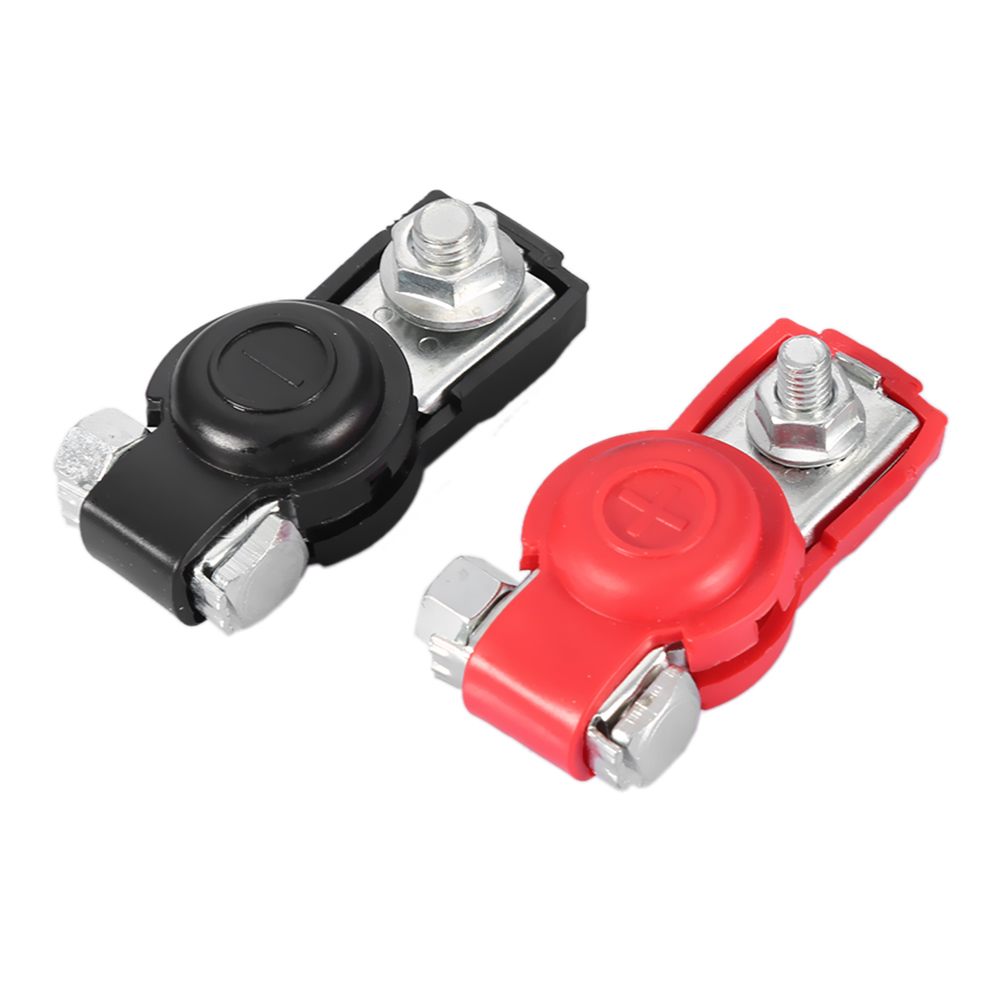 2 Stück Universal-autobatterieklemmen, Kabelklemmen, Anschlüsse Mit Schutzhülle
