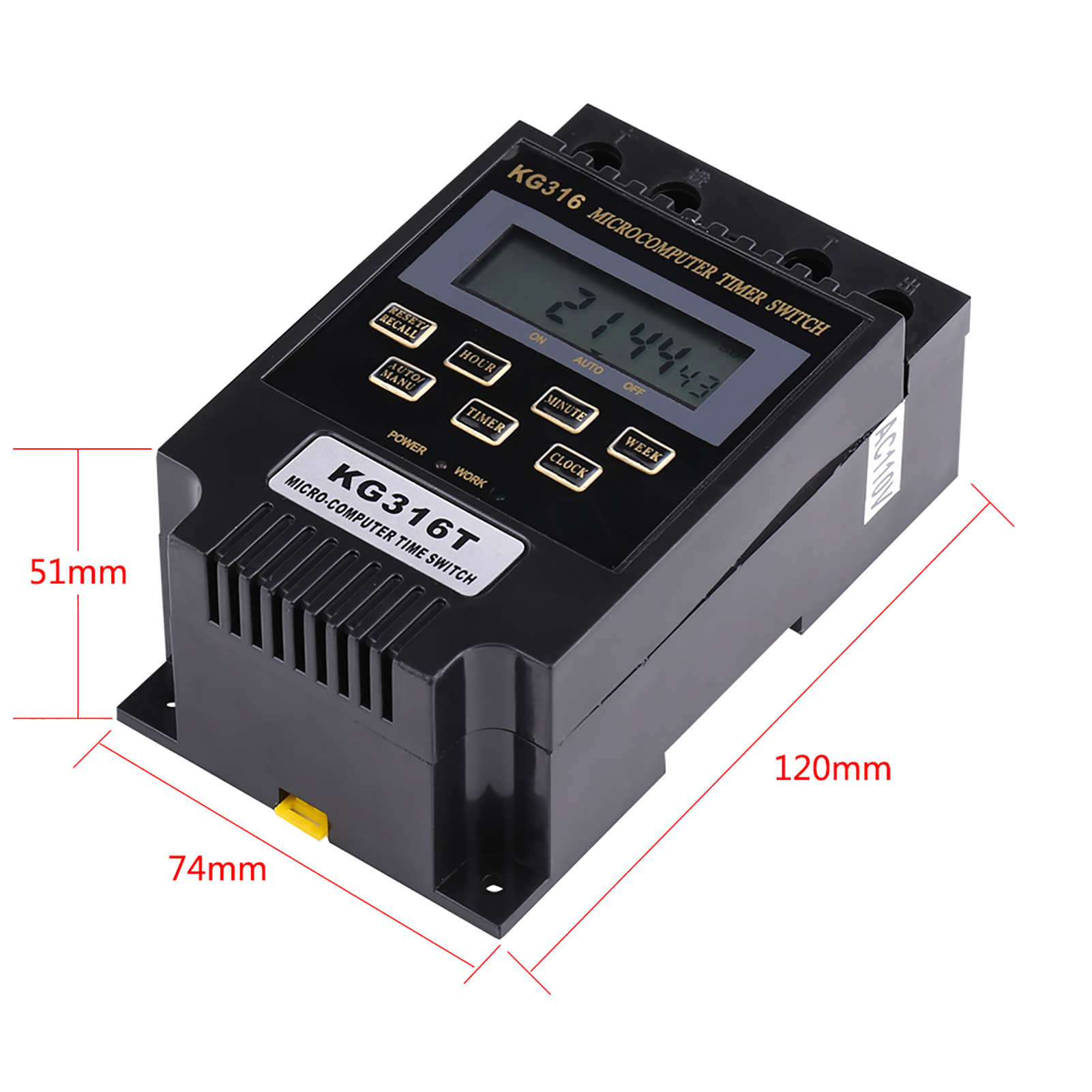 Lcd Digital Microcomputer Control Power Timer Schalter Zeitrelais (ac110v)