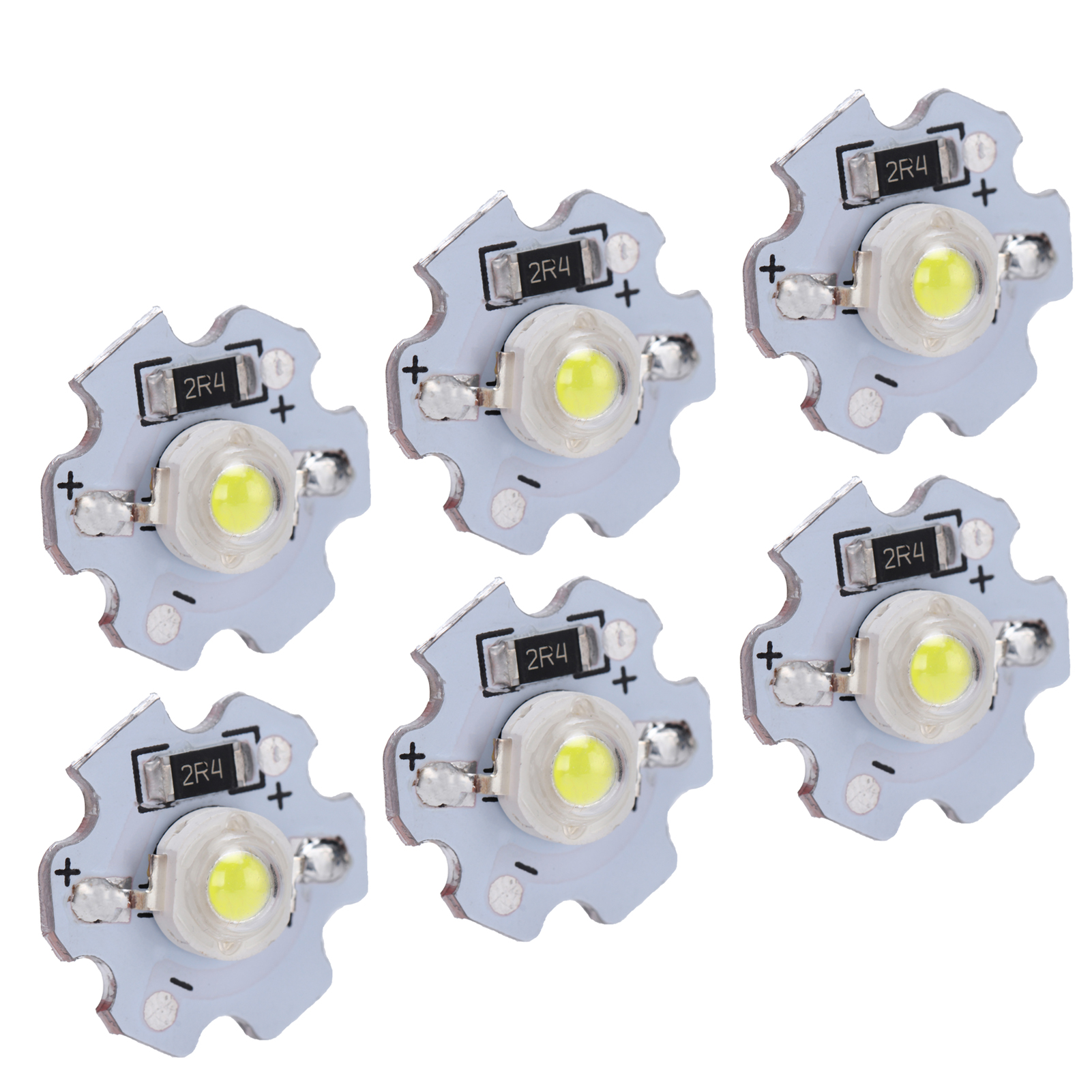 25 Stück 5 V Led-chips 200 Lm 3 W Hochleistungs-lampenperlen Für Diy-beleuchtungskörper, Reinweiß, 6000–6500 K
