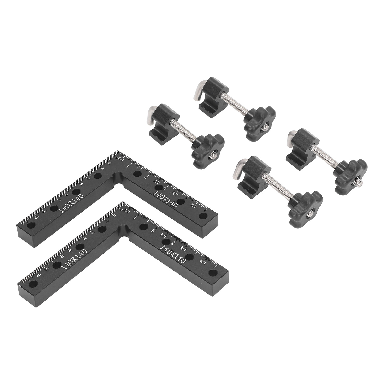 90-grad-positionierung, Quadratische Aluminiumlegierung, Holzbearbeitungsplattenbefestigung, Rechtwinklige Klemme, Schrankecke