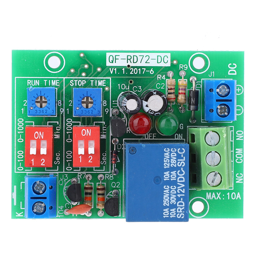 Rd72-dc-12v Unendlicher Zyklus Ein Aus Relaismodul Triggerverzögerungsschalterschleife