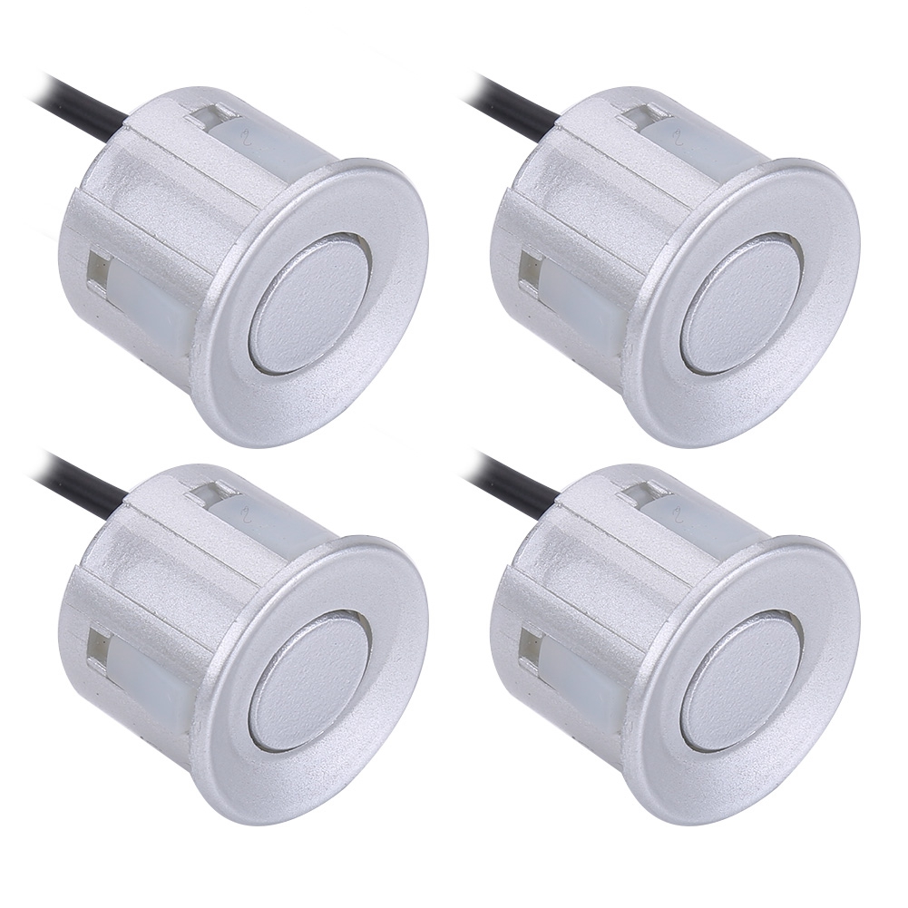 4 Teile/satz Auto Einparkhilfe Sensoren Radar Sonde Backup Assist Teile Silber