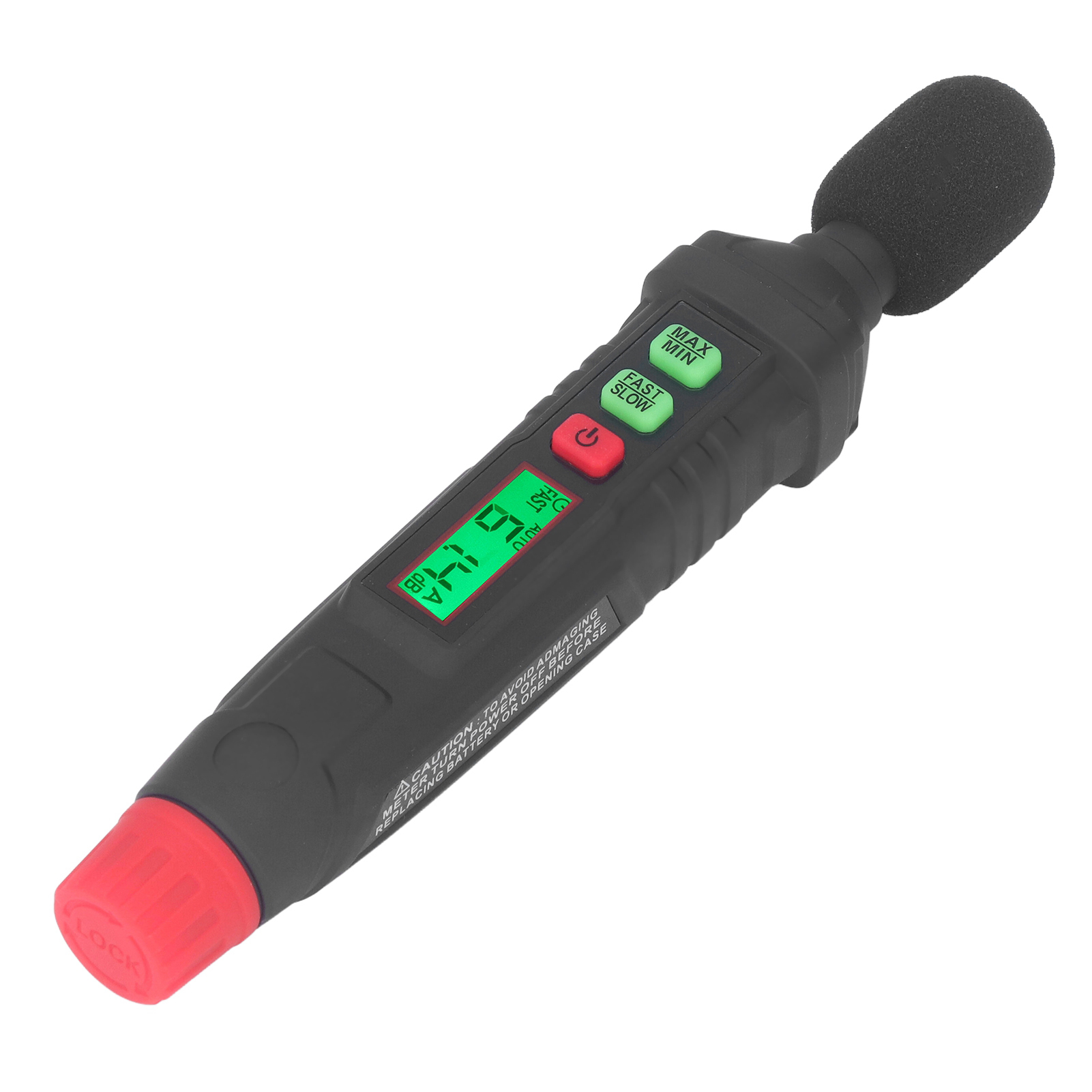 Schallpegelmesser Dezibel Lärmerkennung Mini Tragbar 30 Db 130 Db Mit Hintergrundbeleuchtetem Display Ht64