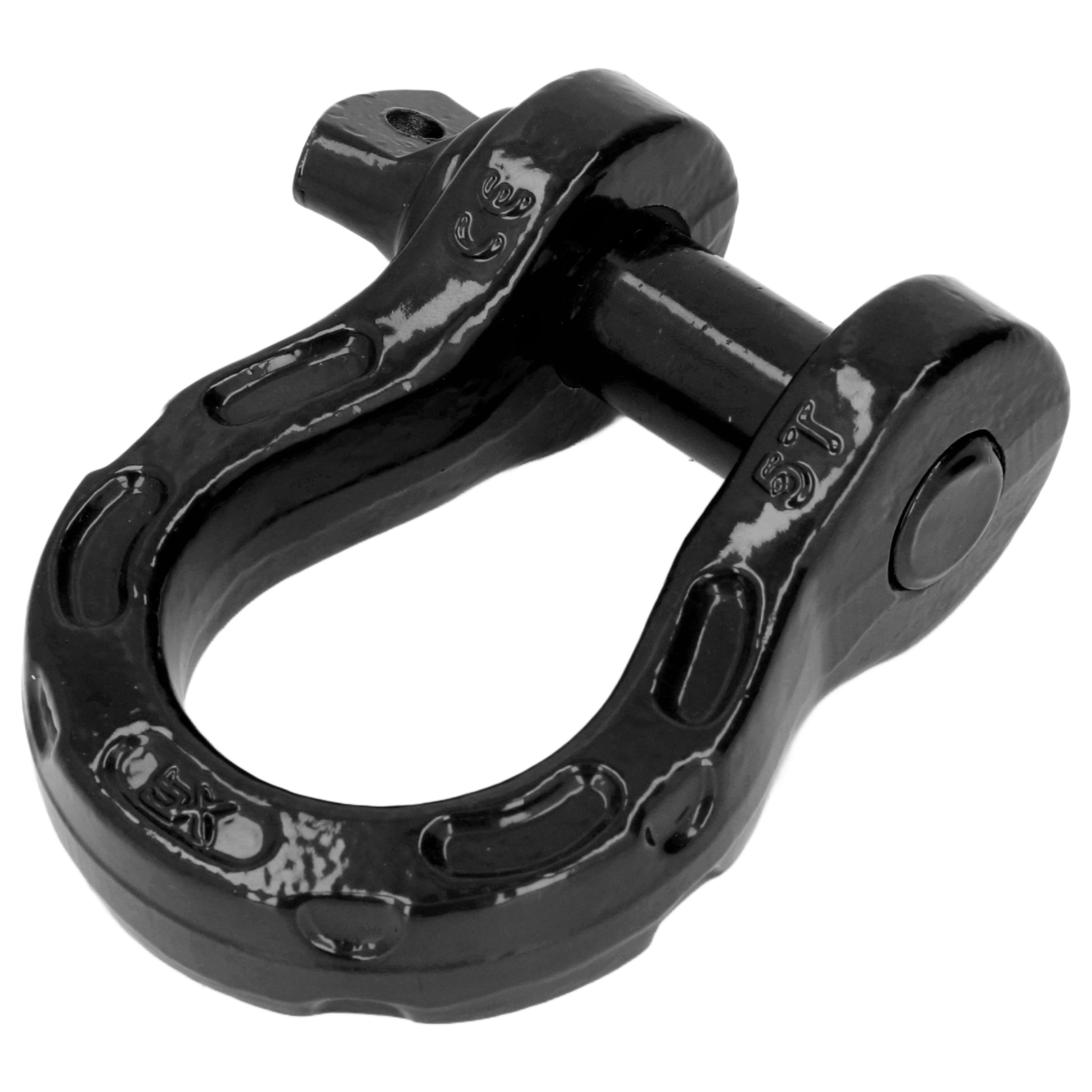 D-ring-schäkel 8t/17600lbs Tragfähigkeit 32t/70400lbs Bruchfestigkeit 7/8-zoll-stift Zur Fahrzeugbergung