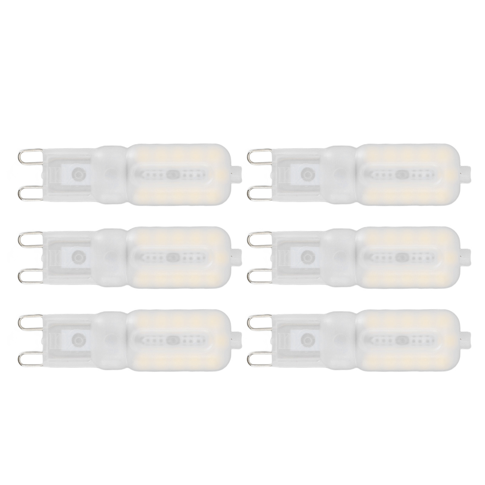 G9-glühbirne, Dimmbar, Augenschutz, Energiesparend, 5 W, 22 Led-kleinbirnen Für Deckenlampe, Schreibtisch, 6 Stück, Natürlich, 220 V