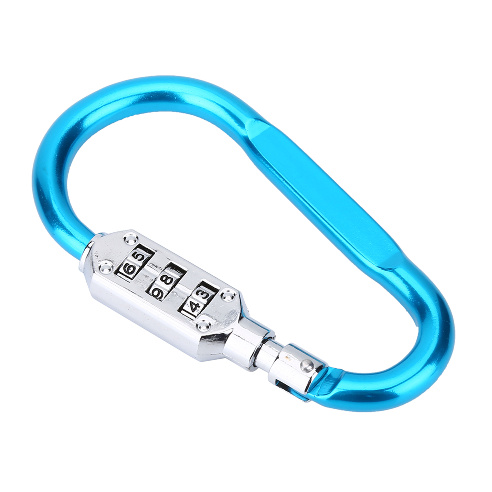 Reisetasche Gepäck Sicherheit Zahlenschloss Karabiner Vorhängeschloss Blau