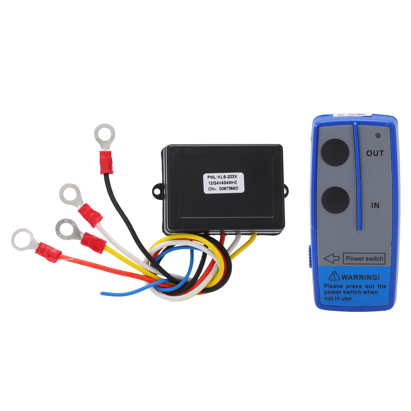 Kabellose Seilwinden-fernbedienung, 434 Mhz, Empfänger, 12 V, 24 V, Schalter, Handgerät, Universell Für Auto, Lkw, Atv, Suv