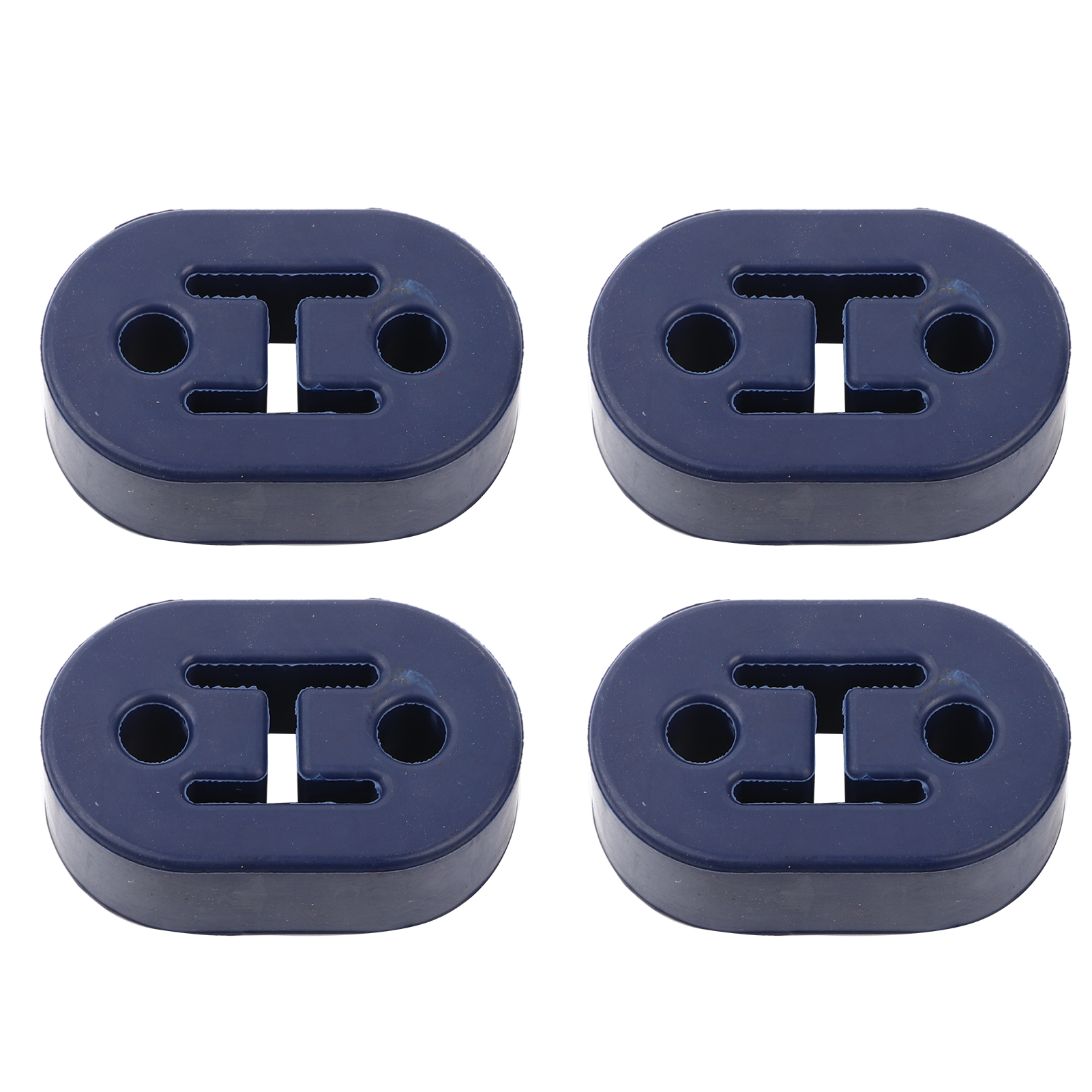 4pcs Universal Blue Silicon Schalldämpfer Auspuff Kleiderbügel Kurze Kleiderbügel 12mm1/2''