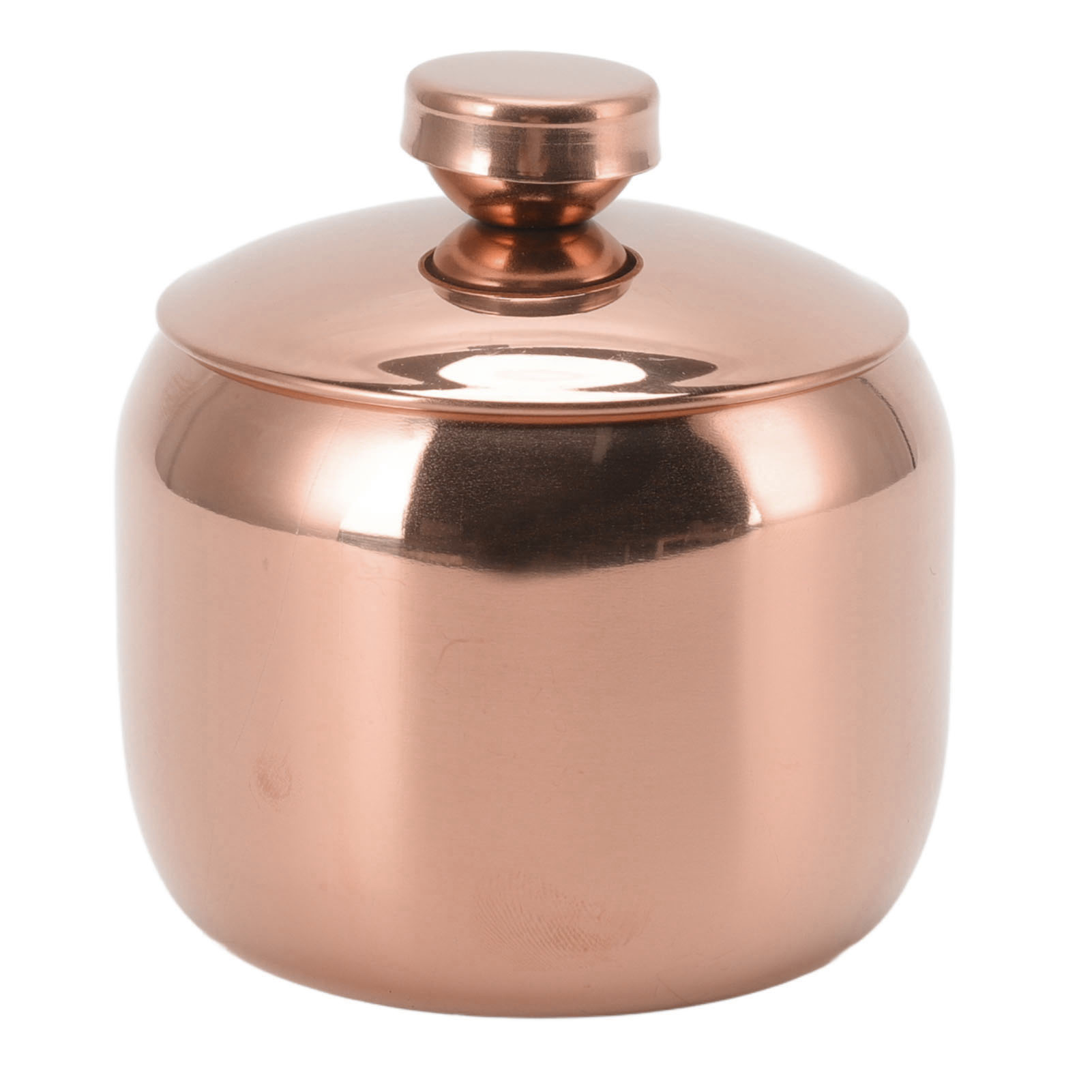 Edelstahl Gold Gewürz Topf Gewürz Salz Zucker Pfeffer Behälter Glas Aufbewahrung Organizer Mit Deckel Rose