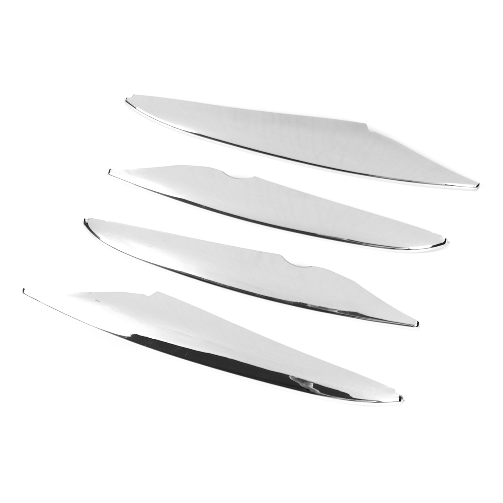 4pcs Frontstoßstangen-nebelscheinwerferverkleidung, Hohe Härte, Ersatz Für Mercedes-benz Glc-klasse X253 Amg Line 2016-2019, Elektroversilberung