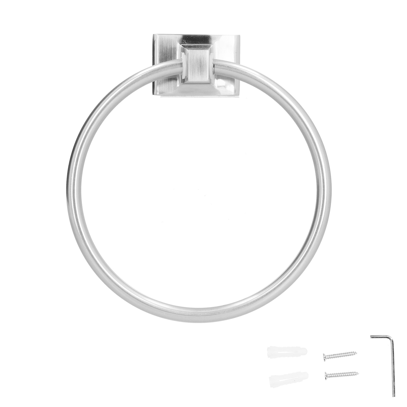 Handtuchring-aufhänger, Gebürstete Wandhalterung, Rack-hardware Für Den Heimgebrauch Im Badezimmer