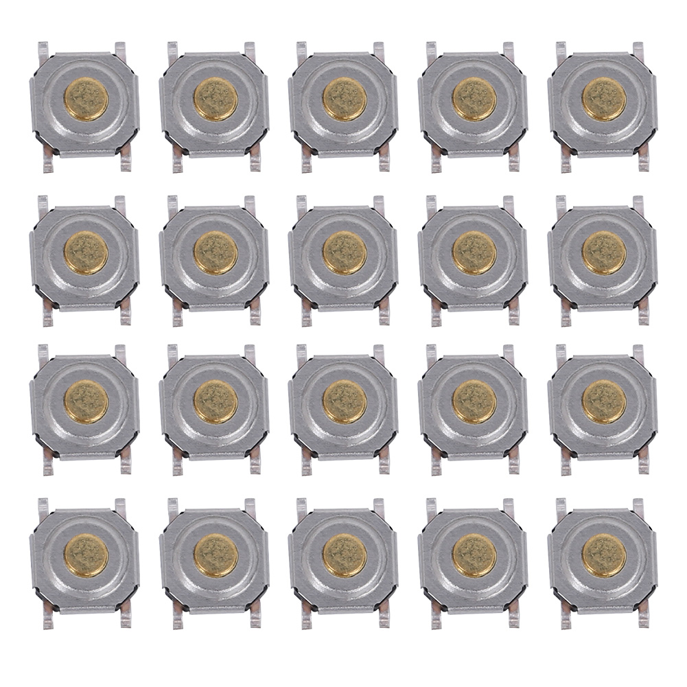 200 Stück Taktile Drucktastenschalter Messing Wasserdicht Licht Berühren Patch Smd 4 X 1,5
