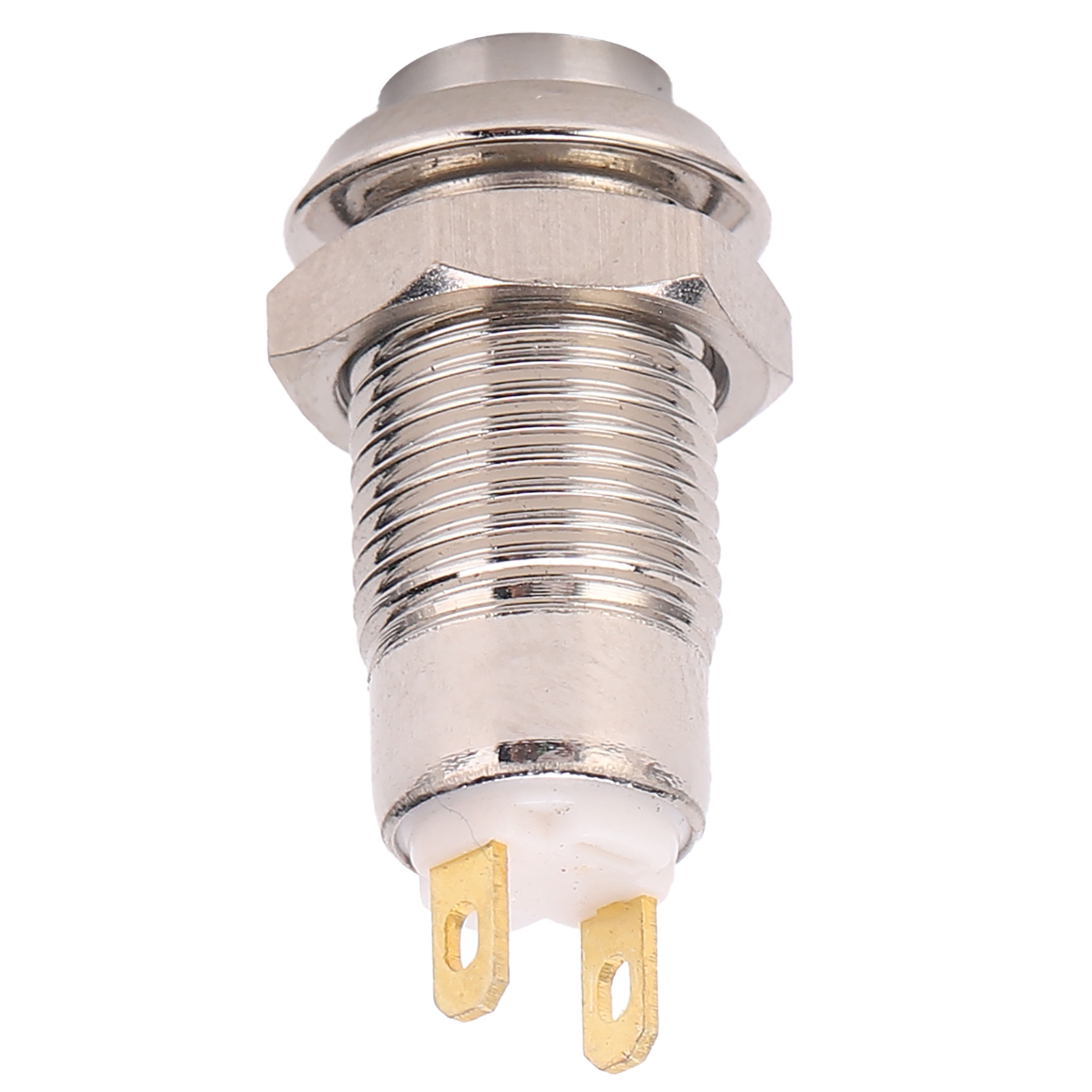 8 Mm Metall-drucktastenschalter, Wasserdicht, Selbstsichernd, Start 3 V (ohne Licht)