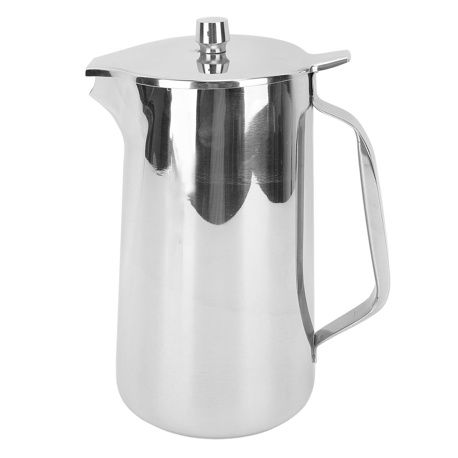 Edelstahl-teekanne, 2 L, Wasserkrug Mit Ergonomischem Griff, Krug Für Saft Und Kaltgetränke