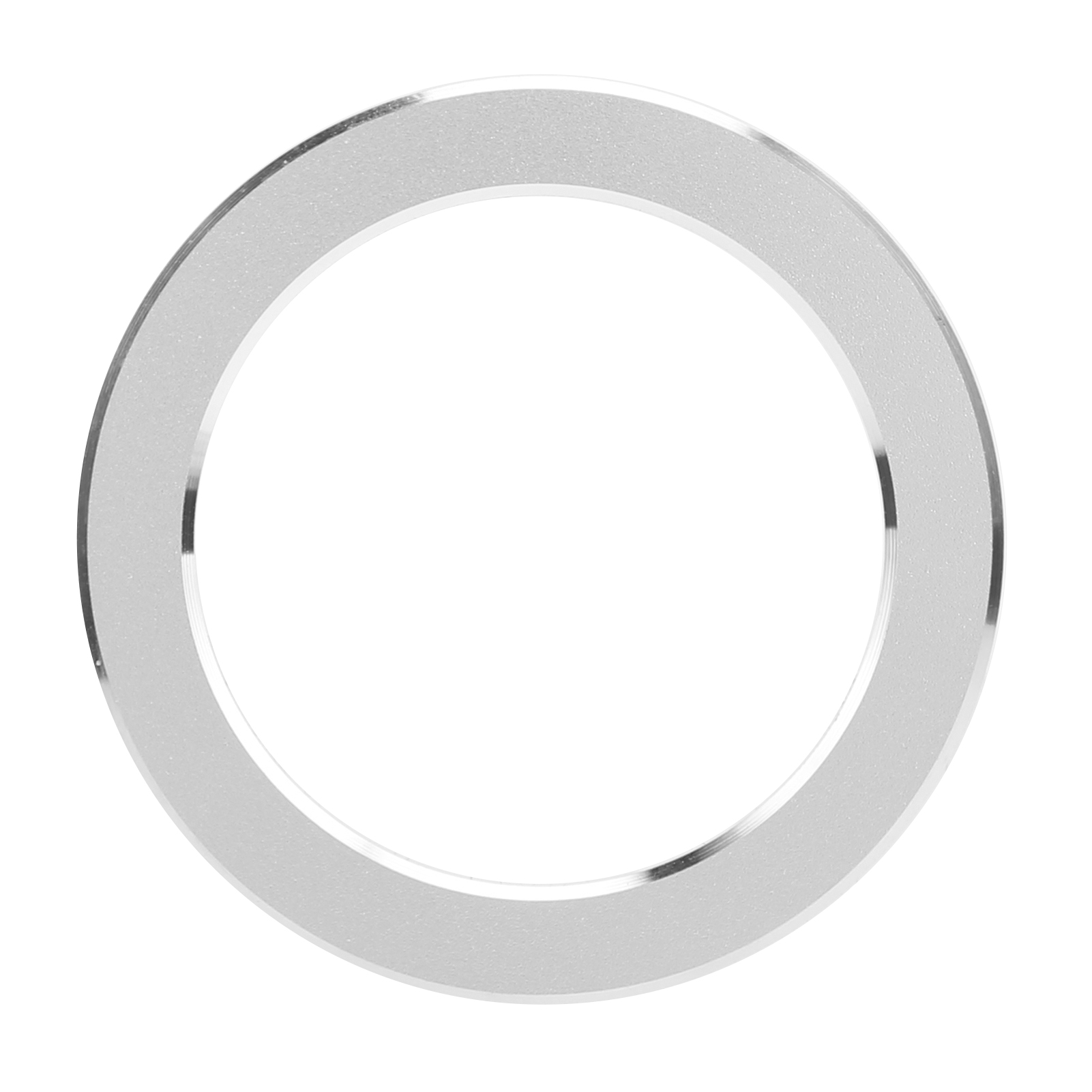 Motor-zündungs-start-stopp-knopf-ring-abdeckungsverkleidung, Aluminiumlegierung, Silberfarben, Auto-innenraum