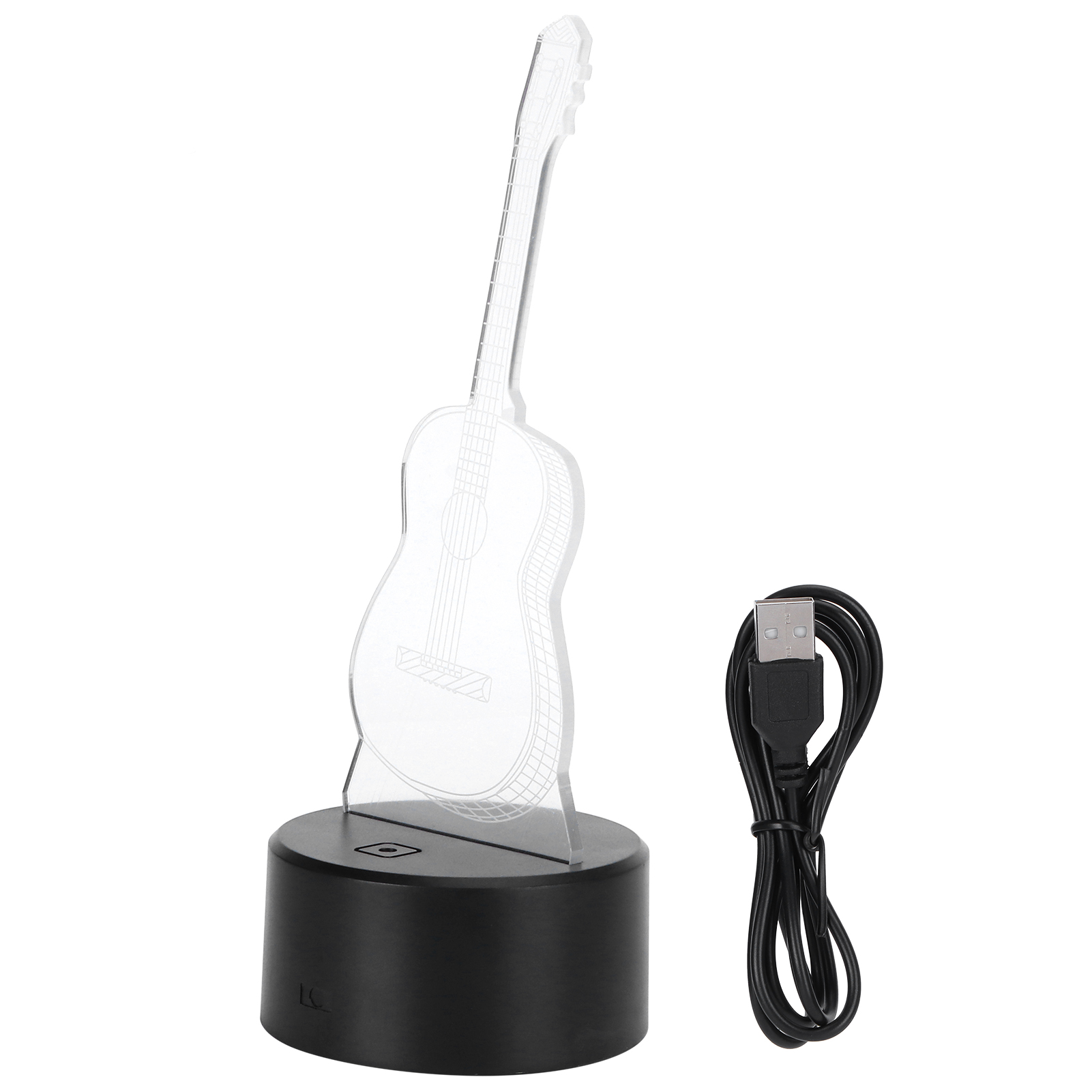 3d Gitarre Nachtlicht Led 7 Farben Nachtlicht Schalter Desktop Lampe Home Dekoration