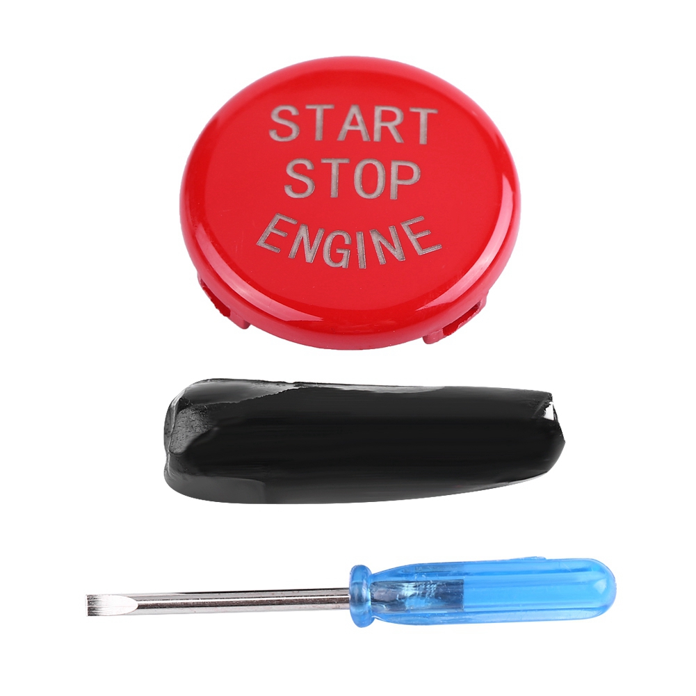 Auto-one-key-startknopf-motor-zündschalter-abdeckung Für Bmw E Disk Bottom (rot)