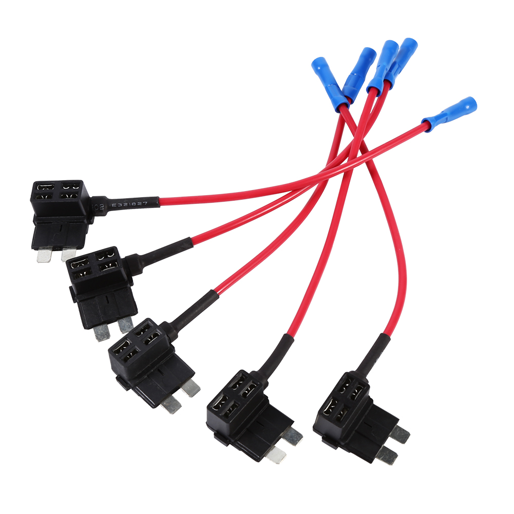 5 Stück Add Circuit Medium Tap Piggy Back Standard Blade Fuse Boxe Holder Ato Atcbusiness & Industrie, Elektronik & Messtechnik, Stecker, Schalter & Kabel