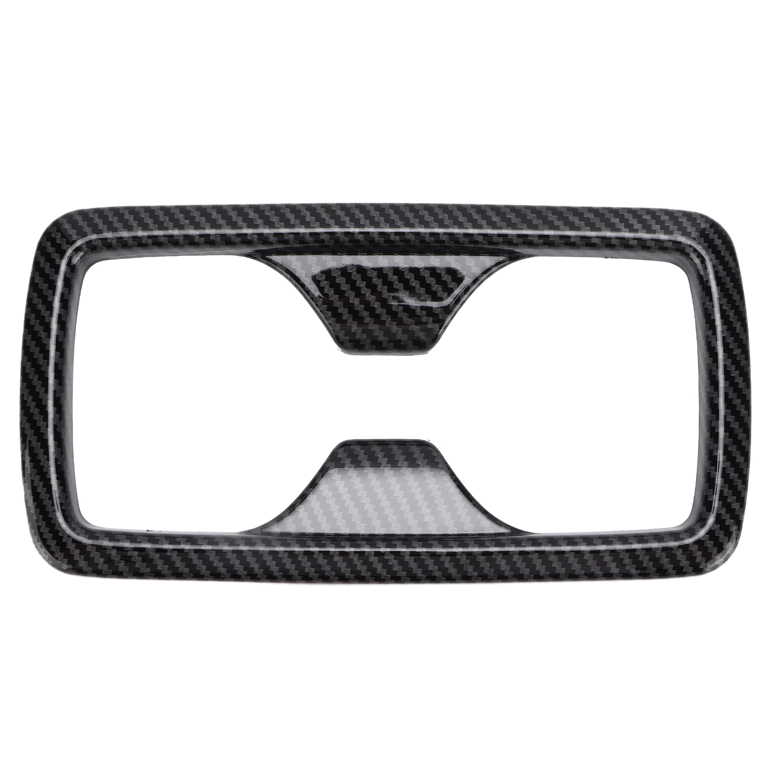Heck-wasserbecherhalter-panel-rahmenverkleidung, Kohlefaser-stil, Dekor-ersatz Für Rav4 2019–2021