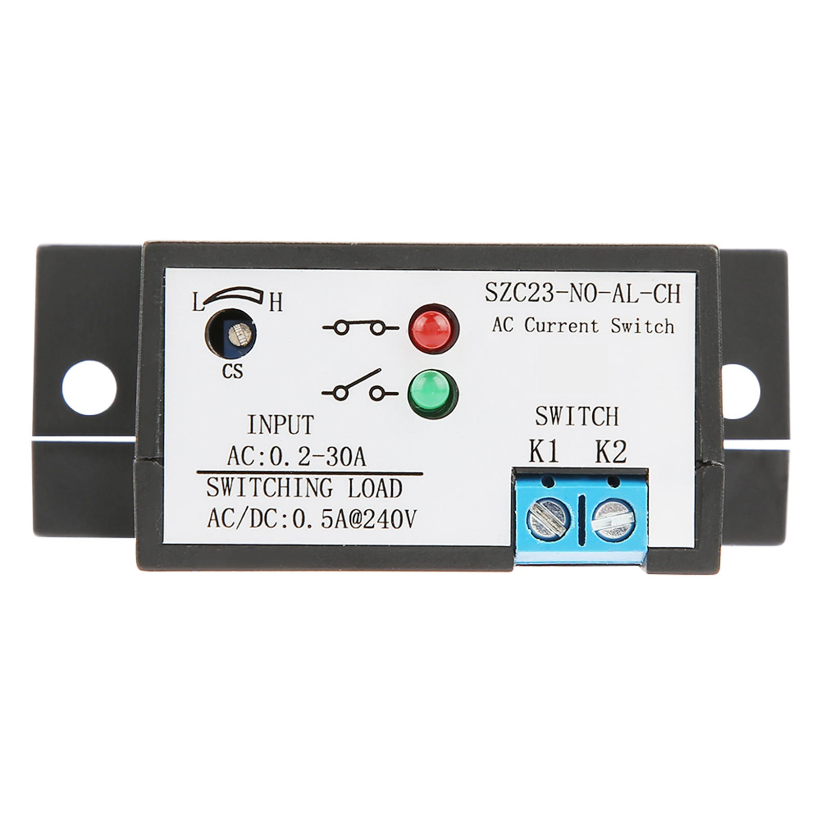 Normalerweise Offener Strommessschalter, Einstellbar Ac 0,2-30a Szc23-no Al-ch