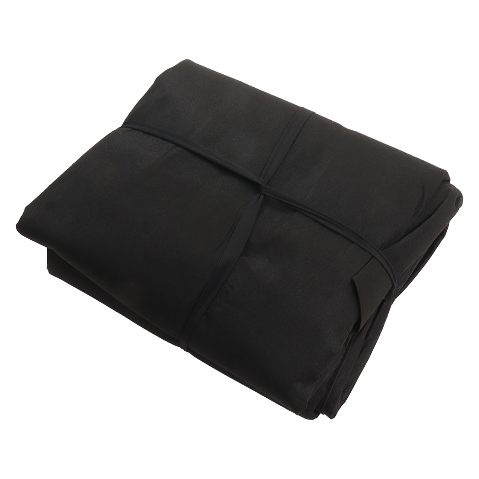 Runde Schwimmbadmatte, Schwimmauskleidung, Bodenfilz-schutztuch, 4 Meter, Schwarz
