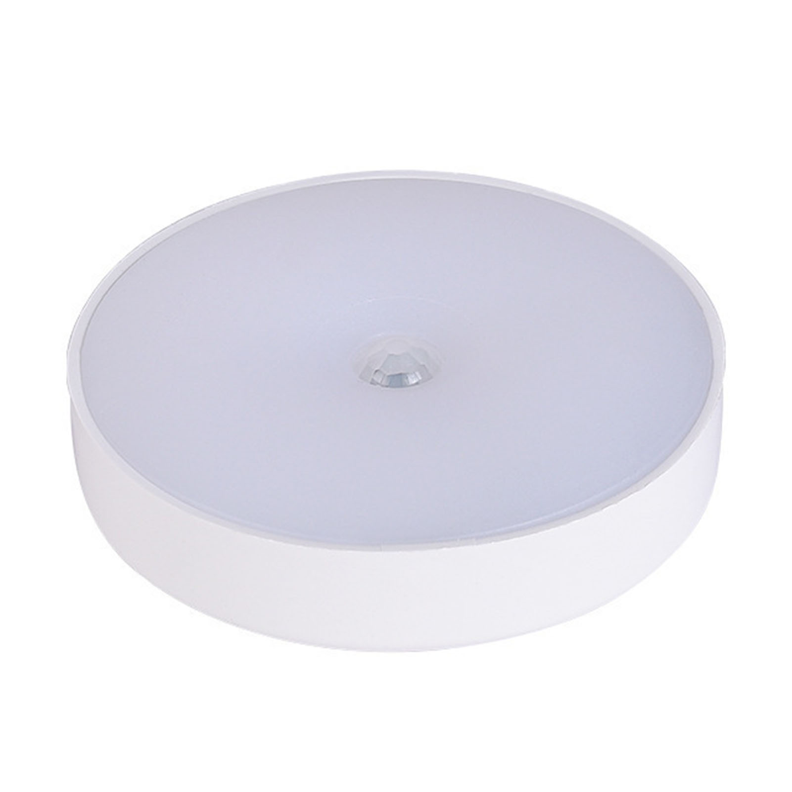 Wiederaufladbare Magnetische Led-nachtleuchte Mit Bewegungssensor, Warmweißes Licht (3000 K), Abs, Ø 8,6 Cm, Für Kleiderschrank/flur