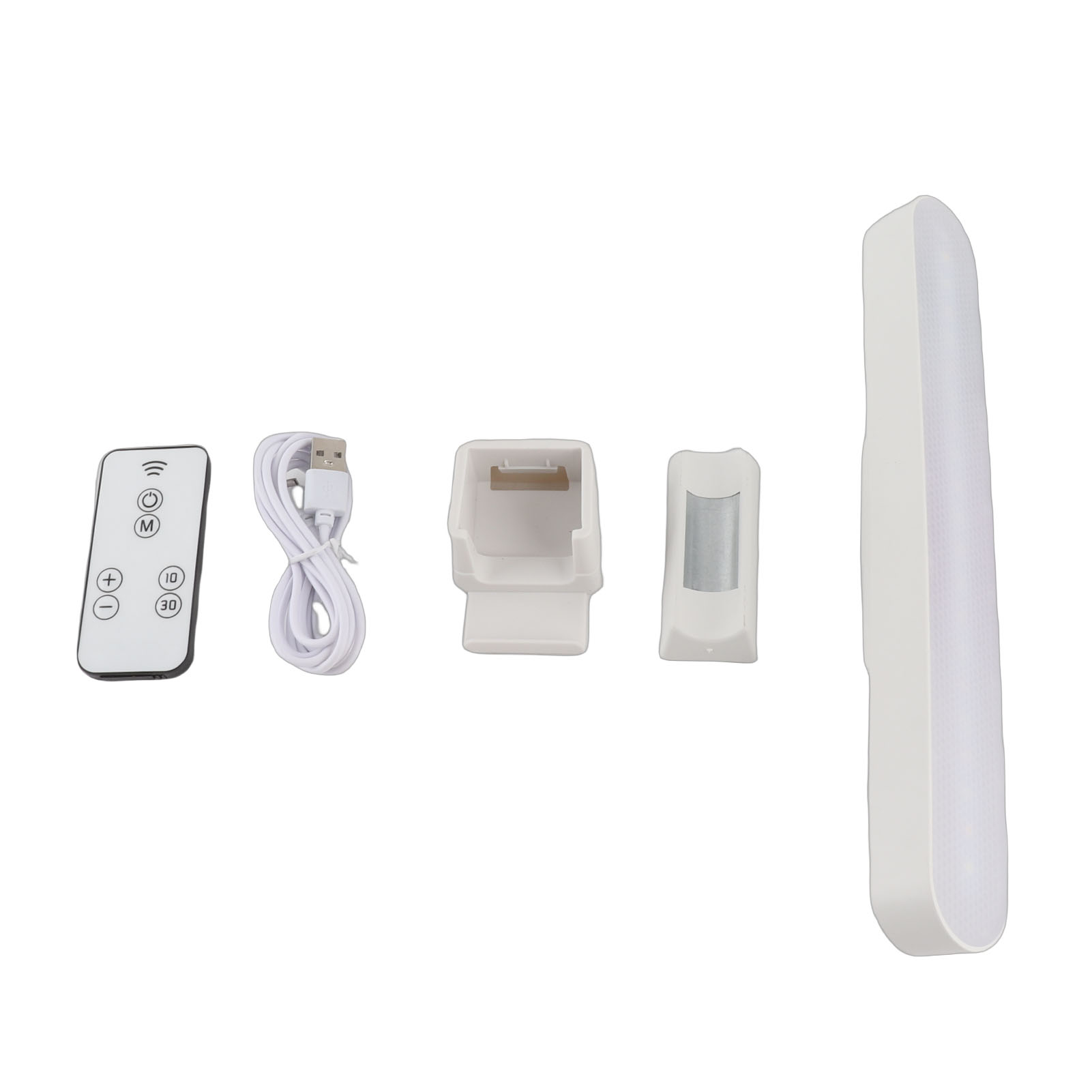 Toivize 26 Cm Kabellose Led-lampe, Drehbar, Magnetisch, Usb-aufladbar, Für Kleiderschrank, Büro, Garderobe, Sanftes Licht, Abs