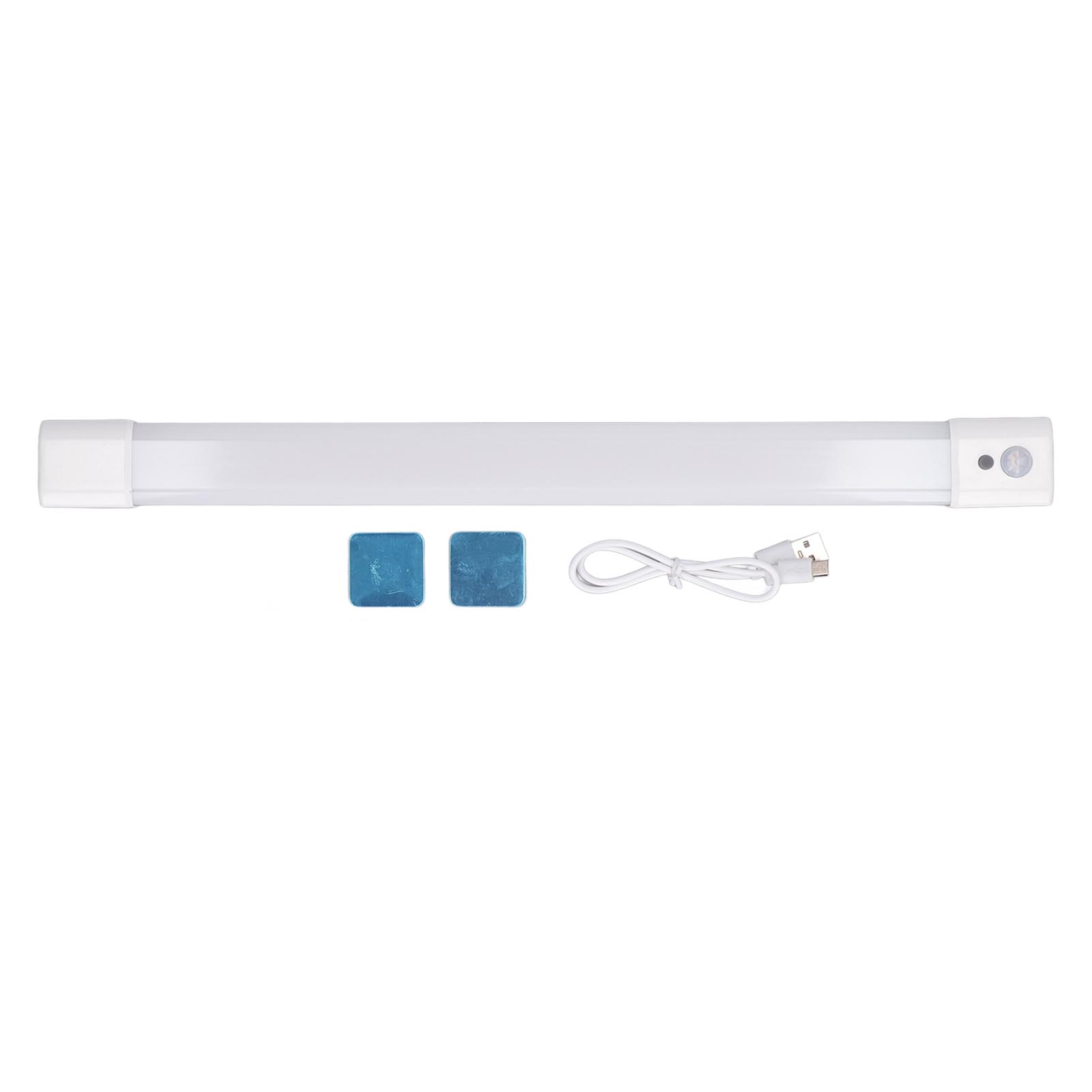 Toivize 40 Cm Wiederaufladbarer Magnetischer Led-streifen Mit Bewegungssensor, Ultradünn Für Kleiderschrank Und Garderobe
