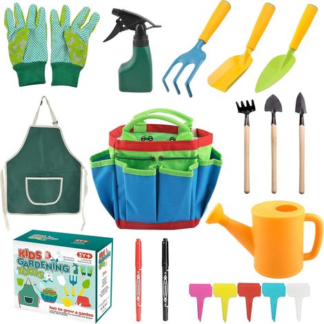 Garten-set Für Kinder, Gartengeräte Für Kinder, Garten-set Für Kinder, Gartengeräte Für Den Außenbereich, Gartenhandschuhe Für Kinder, Gartenkostüm