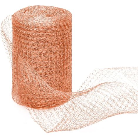 Kupfergewebe, Schneckennetz 12,7 Cm X 13 M, Kupfer-schneckennetz, Nagetiersicheres Netz, Schneckenbarriere Für Den Gartenschutz